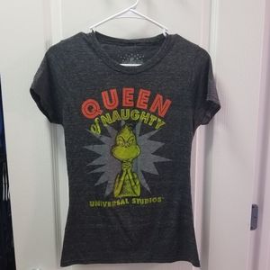 Grinch t shirt Queen of Naughty